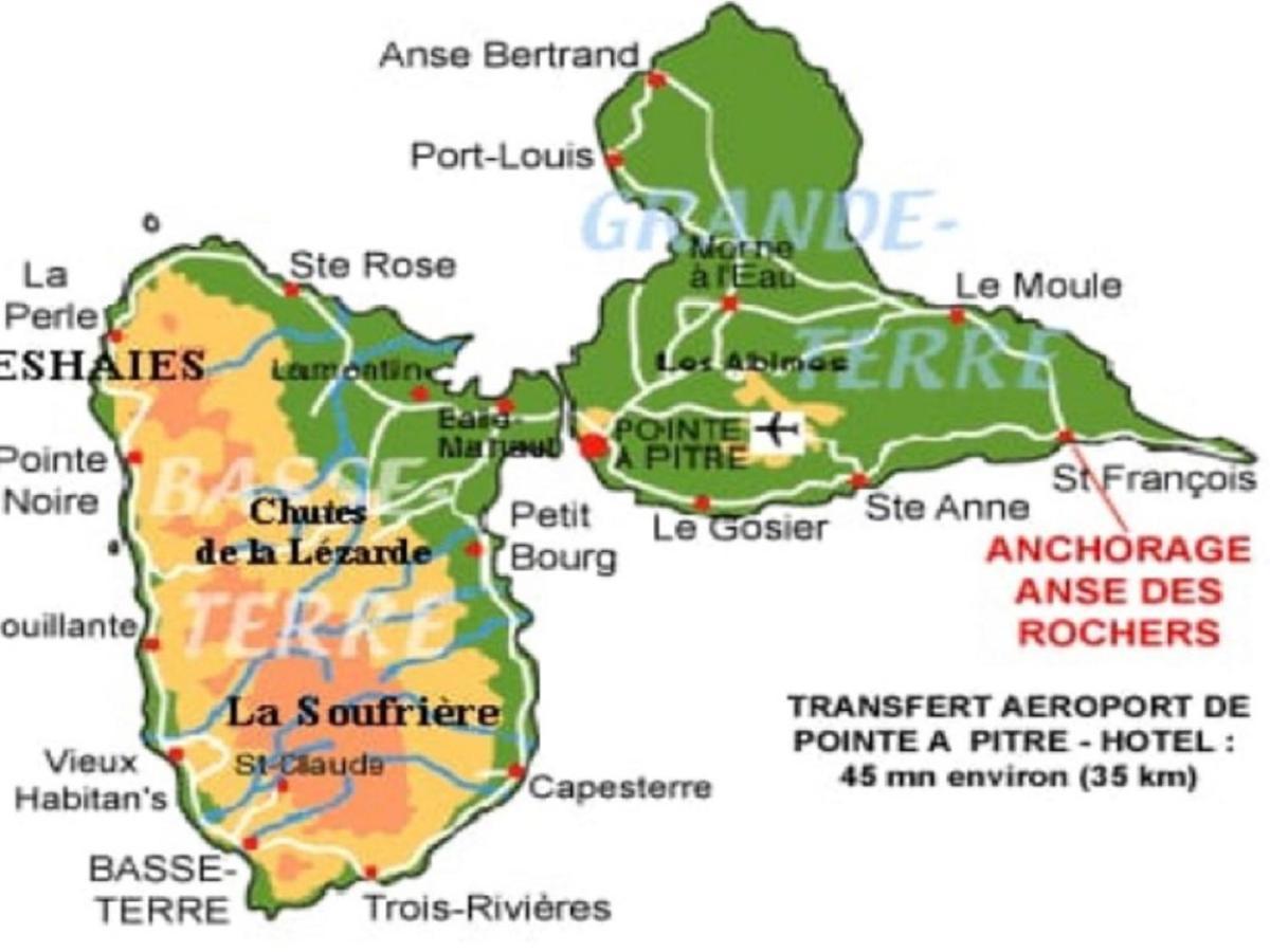 Villa Creole Domaine Prive De L'Anse Des Rochers 생프랑수아 외부 사진